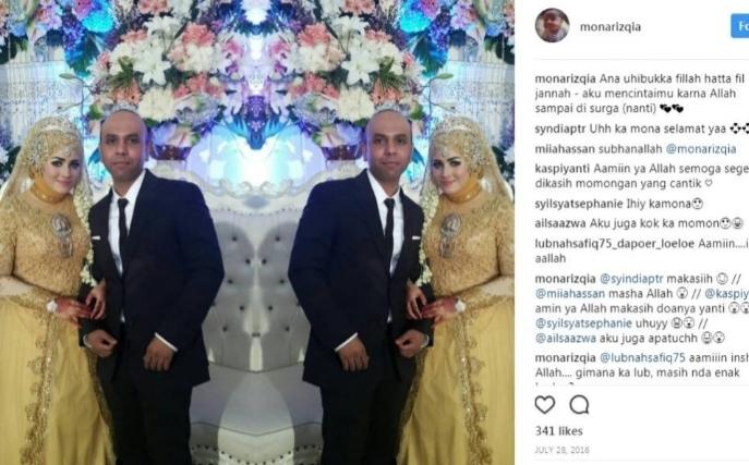 Potret Mona Rizqia Putri Pelawak Kadir. (Instagram/monarizqia)