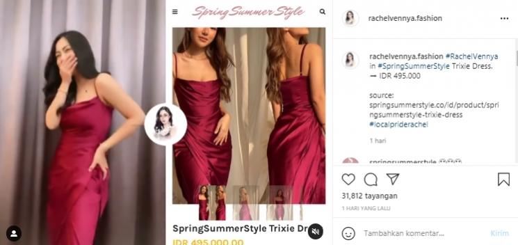 Fashion Rachel Vennya (Instagram.com)