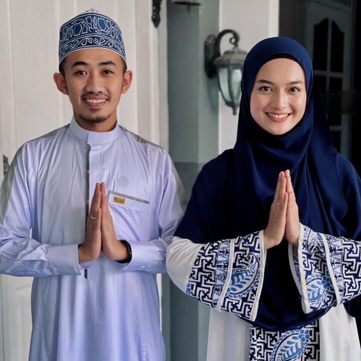 Potret Mesra Ustaz Syam dan Istri (Instagram/@syam_elmarusy)