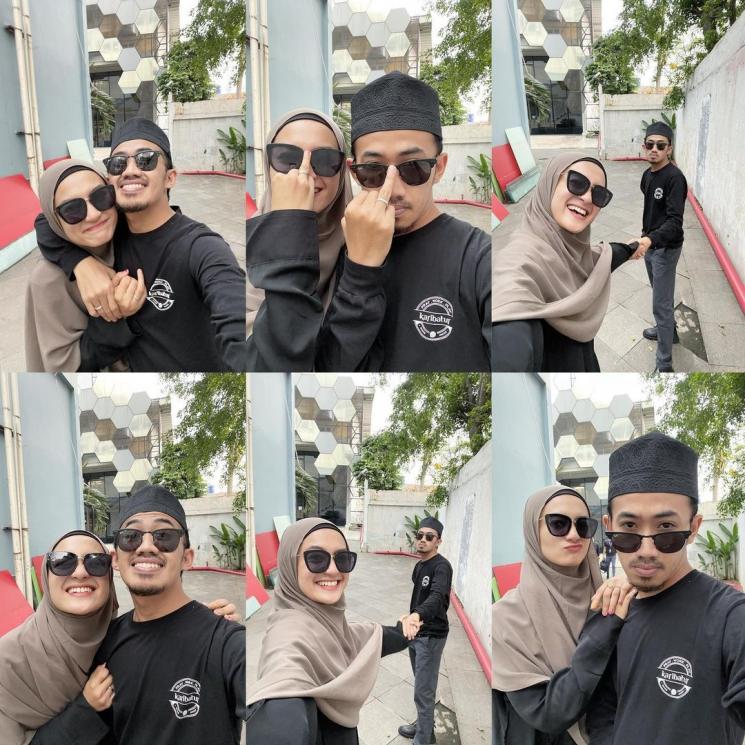 Potret Mesra Ustaz Syam dan Istri (Instagram/@syam_elmarusy)