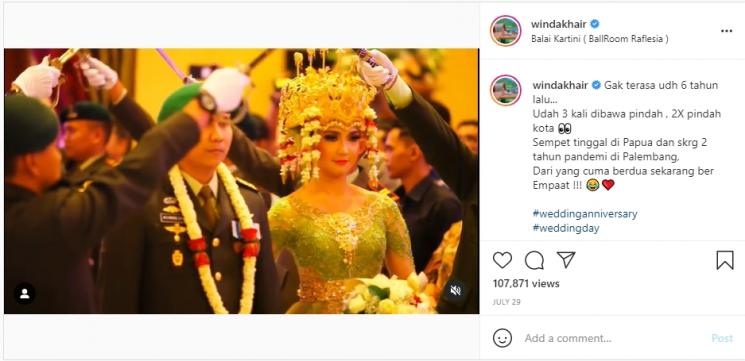 Potret Terbaru Winda Khair. (Instagram/windakhair)