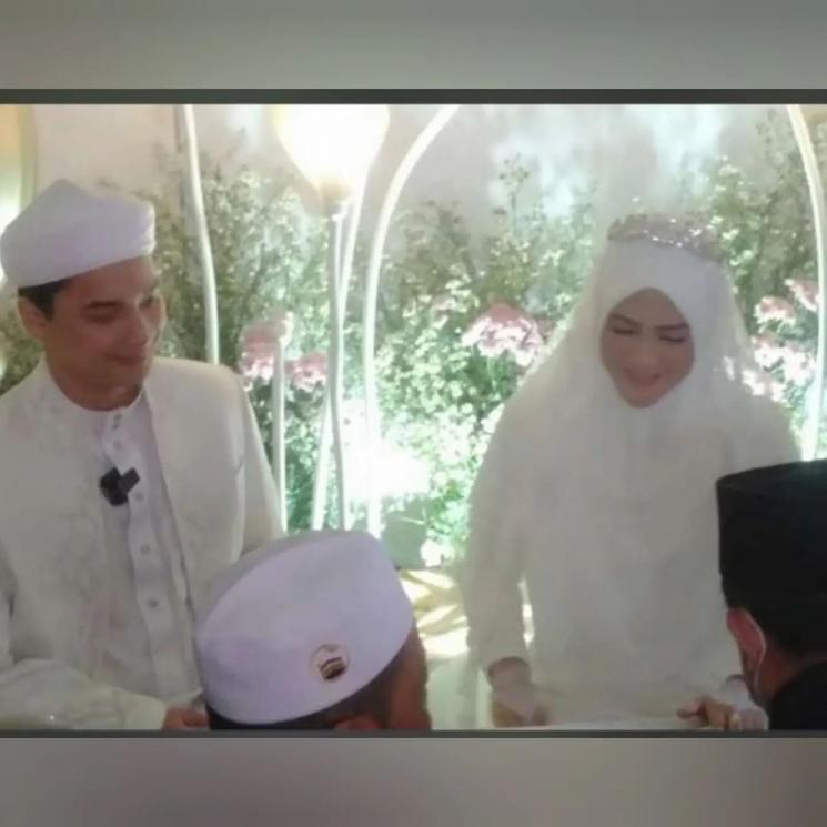 Alvin Faiz dan Henny Rahman dikabarkan menikah. (Instagram/lambe_turah)