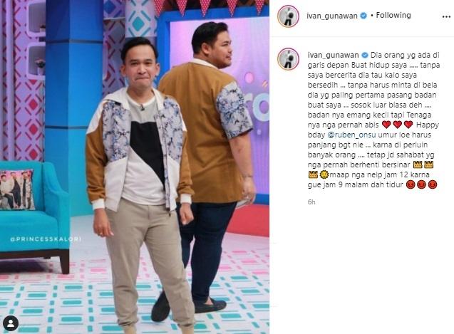 Ruben Onsu dan Ivan Gunawan. (Instagram/@ivan_gunawan)