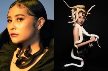5 Artis Pemotretan Bareng Ular: Seram tapi Stunning