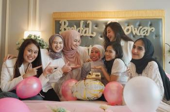 10 Potret Bridal Shower Lesti Kejora, Sangat Meriah dengan Dekorasi Serba Pink