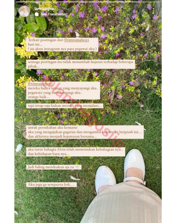 Postingan Larissa Chou. (Instagram/@larissachou)