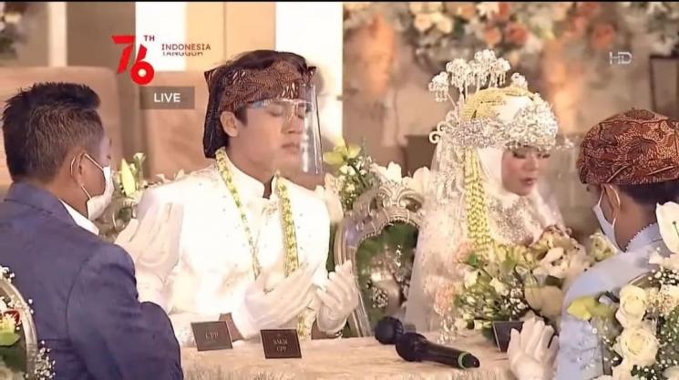 Pernikahan Rizky Billar dan Lesti Kejora (Instagram/@indosiar)