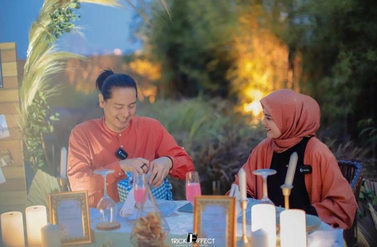 Momen Anniversary Cut Meyriska dan Roger Danuarta (Instagram/@cutratumeyriska)