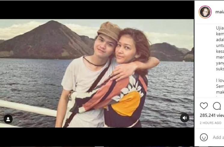 Maia Estianty rayakan ulang tahun Dul Jaelani. (Instagram/maiaestiantyreal)