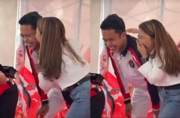 Dicium Kiky Saputri, Reaksi Anthony Ginting Bikin Salfok: Tertekan ya Bund