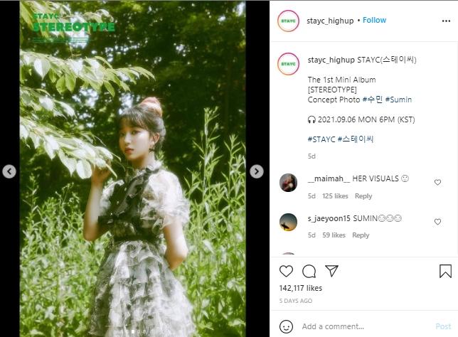 Sumin STAYC (instagram.com)
