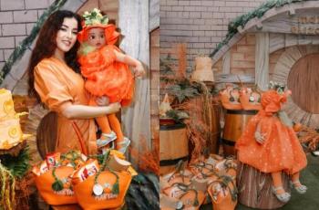 8 Potret Ulang Tahun Baby Lily Anak Tasya Farasya, Cantik Banget Serba Oranye