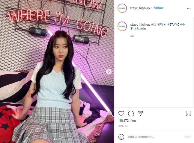 Sumin STAYC (instagram.com)