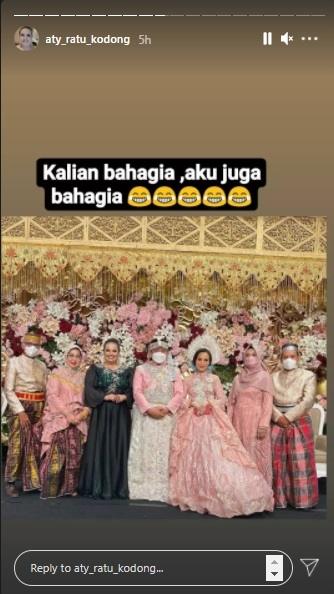 Postingan Aty Kodong diduga sindir Lesti Kejora. (Instagram/@aty_ratu_kodong)