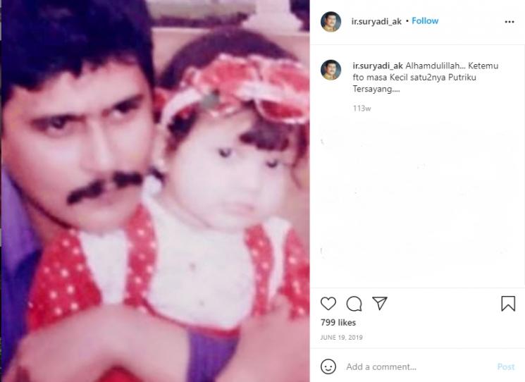Momen Kebersamaan Cut Meyriska dan Ayah. (Instagram/ir.suryadi_ak/cutratumeyriska)