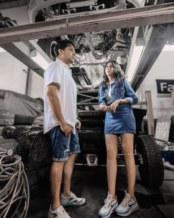 Kemesraan Catra Felder dan Stephani Defirstta (Instagram/@stephanidefirstta) 