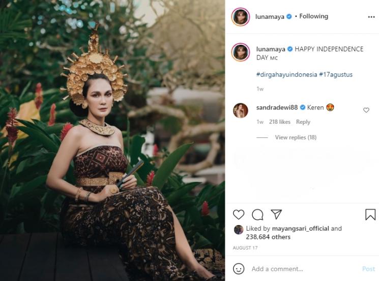 Potret Transformasi Luna Maya (Instagram/@lunamaya)
