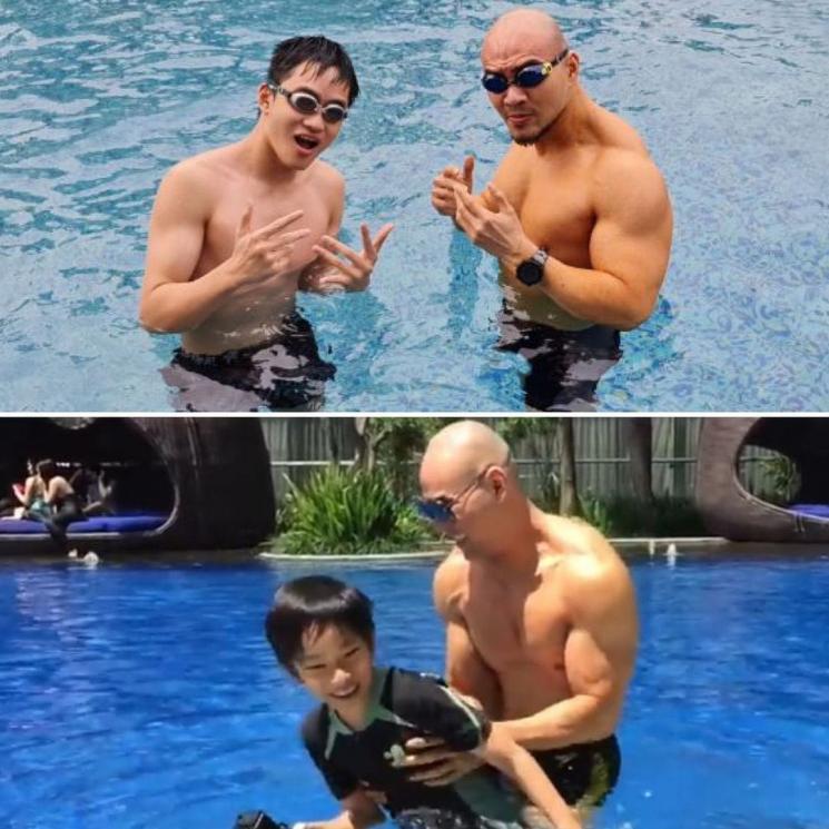 Potret Deddy Corbuzier dan Azka. (Instagram/@azkacorbuzier)