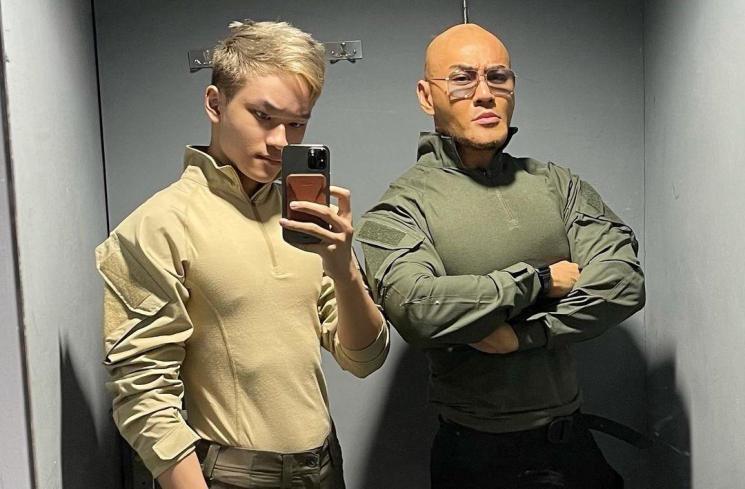 Azka Corbuzier dan Deddy Corbuzier (Instagram/@azkacorbuzier)