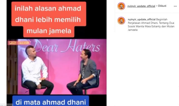 Ahmad Dhani (Instagram/@nyinyir_update_official)