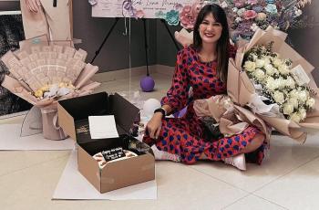 Dapat Surprise dari Karyawan di Ultah ke-38, 'Suami' Luna Maya Ikut Hadir