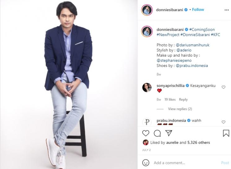 Profil Donnie eks Ada Band. (Instagram/donniesibarani)