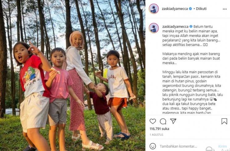 Keluarga Zaskia Adya Mecca (instagram.com)