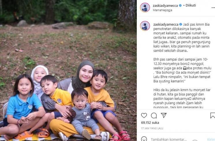 Keluarga Zaskia Adya Mecca (instagram.com)