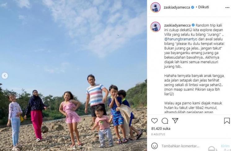 Keluarga Zaskia Adya Mecca (instagram.com)