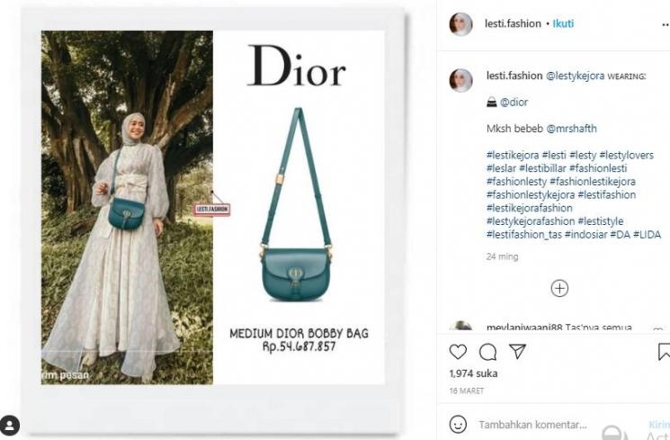 Koleksi tas Lesti Kejora (instagram.com/lesti.fashion)