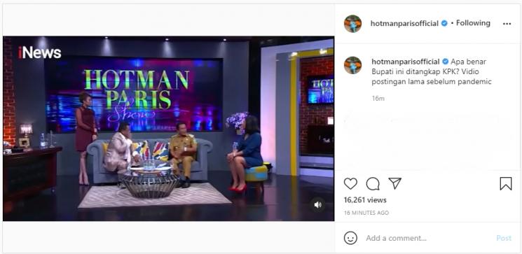 Hotman Paris Bongkar Masa Lalu Kelam Bupati Banjarnegara. (Instagram/hotmanparisofficial)