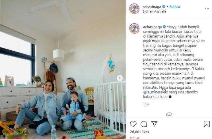 Keluarga Acha Sinaga (instagram.com)