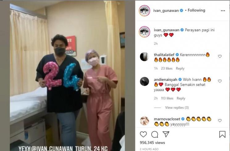 Ivan Gunawan sukses turunkan berat badan sebanyak 24 kg. (Instagram/ivan_gunawan)