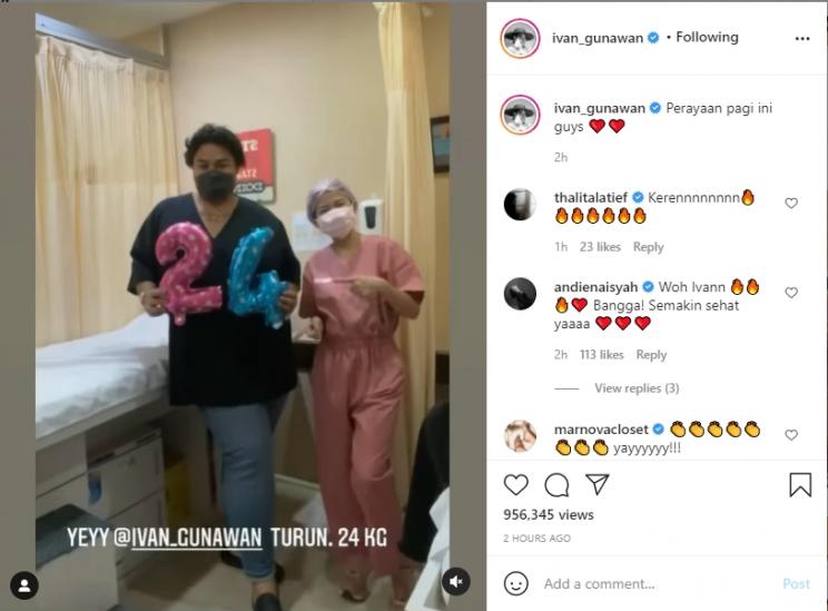 Ivan Gunawan sukses turunkan berat badan sebanyak 24 kg. (Instagram/ivan_gunawan)