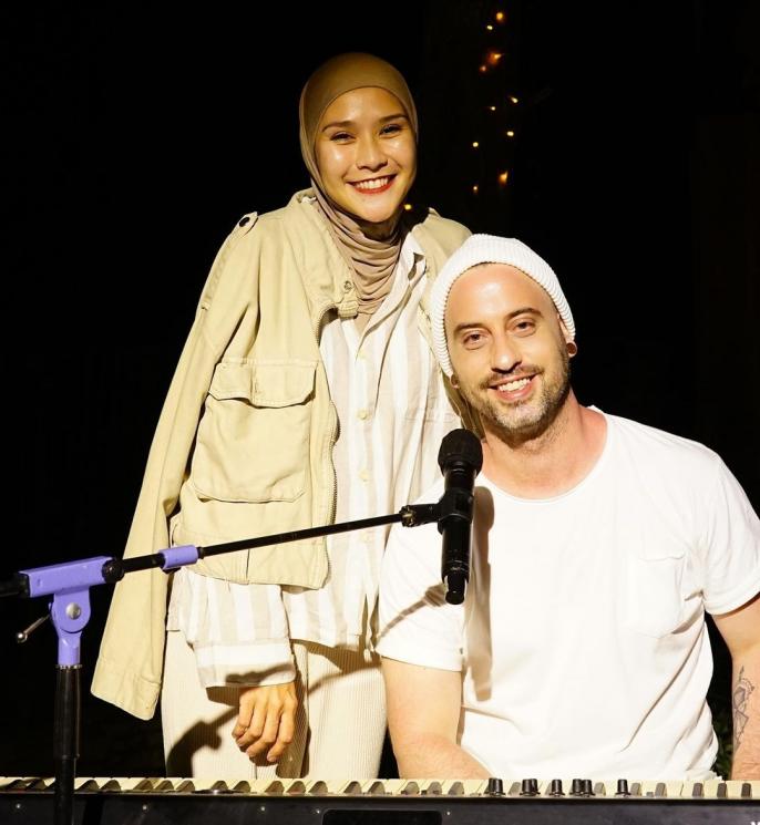 Zaskia Adya Mecca dan Dave The Moffats (Instagram/@zaskiadyamecca)