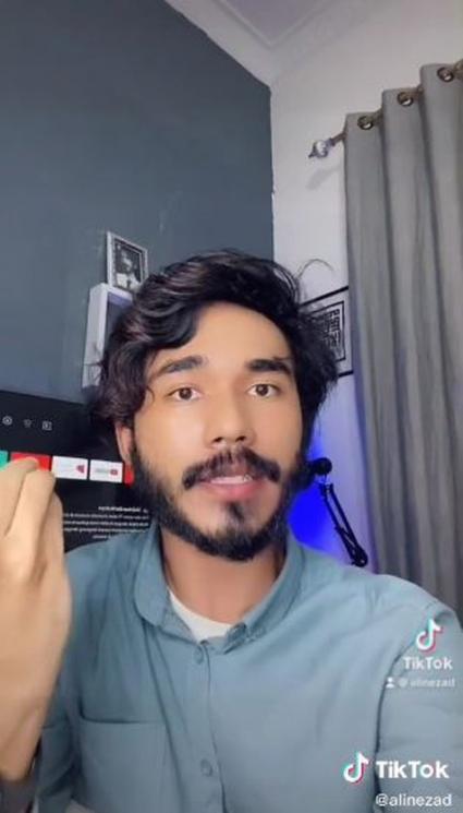 Selebgram Ali Hamza [Tik Tok/@alinezad]