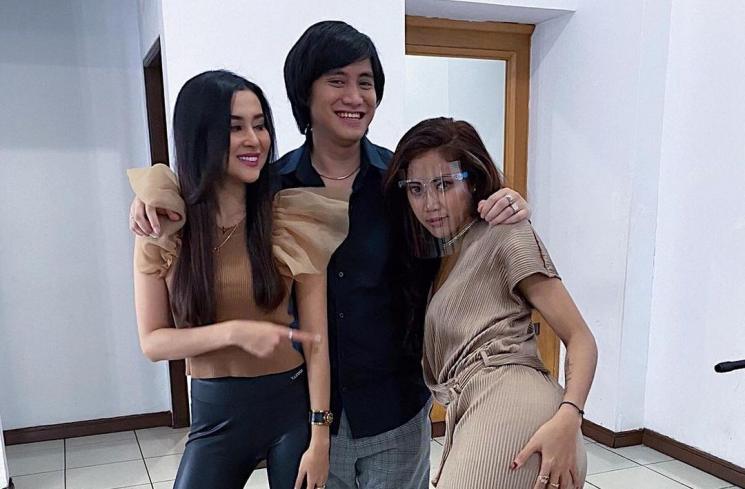 Kevin Aprilio, Vicy Melanie dan Widy Vierratale (Instagram/@kevinaprilio)
