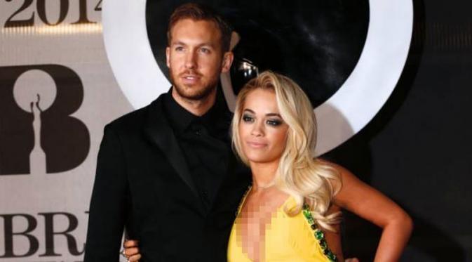 Rita Ora dan Calvin Harris (Instagram)