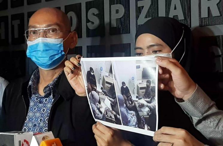 Marlina Octoria Kawuwung dan Kuasa Hukumnya, Eri Kartanegara dan Agustinus Nahak. (MataMata.com/Yuliani)