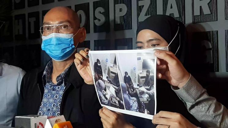Marlina Octoria Kawuwung dan Kuasa Hukumnya, Eri Kartanegara dan Agustinus Nahak. (MataMata.com/Yuliani)
