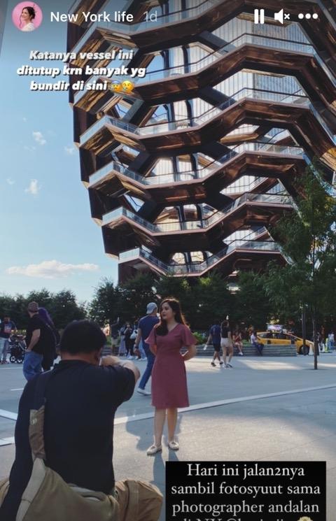 Potret Tasya Kamila di New York (Instagram/@tasyakamila)