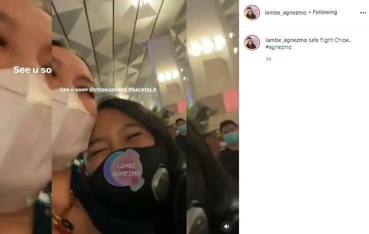Agnez Mo dan Chloe Xaviera. (Instagram)