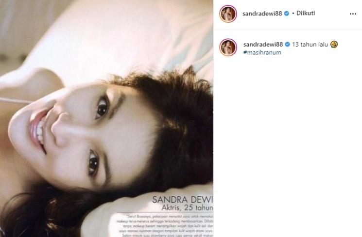 Sandra Dewi (Instagram/@sandradewi88)