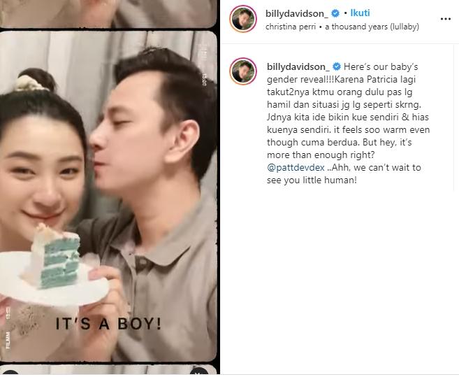 Billy Davidson dan Patricia Devina (Instagram/@billydavidson_)