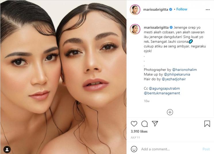 Potret Marissa Brigitta Adik Celine Evangelista