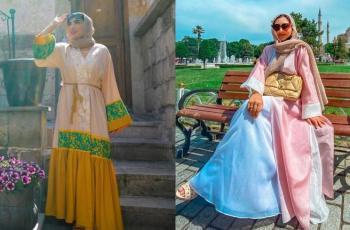 9 Gaya Ashanty Pakai Hijab: Anggun dan Cantik Maksimal Bak Wanita Turki