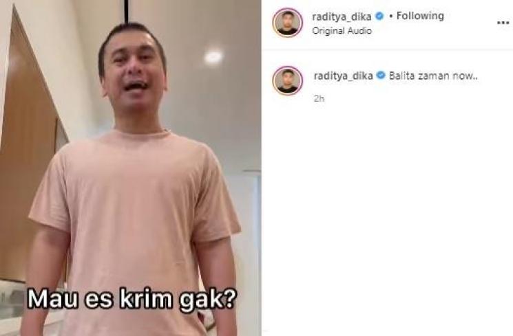 Raditya Dika. (Instagram/@raditya_dika)