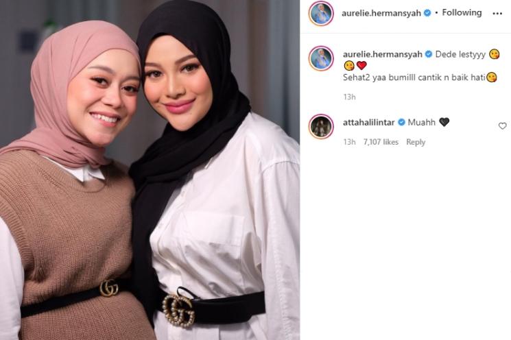 Lesti Kejora dan Aurel Hermansyah (Instagram/@aurelie.hermansyah)