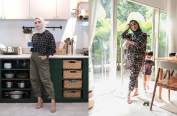 10 Potret Sudut Rumah Enno Lerian Bernuansa Serba Putih, Dapurnya Cantik Banget!