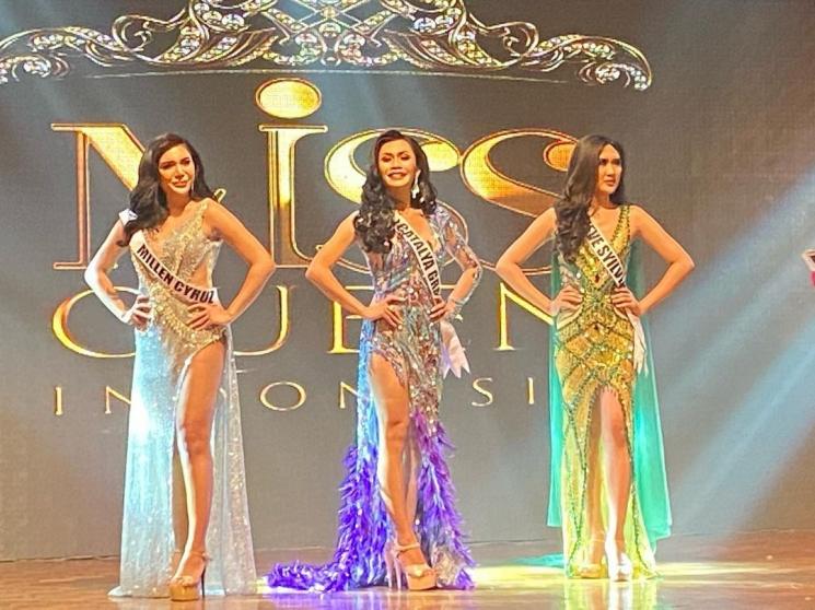 Millen Cyrus juara Miss Queen Indonesia 2021. (Instagram/missqueen_indonesia)